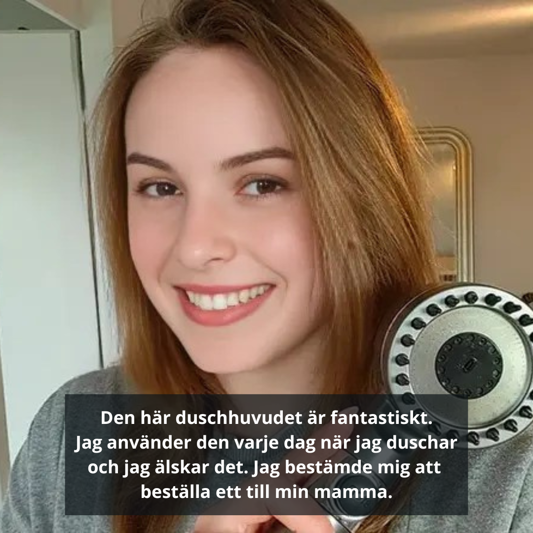 Duschhuvud LuxeBoost - Renare vatten | lyxig och kraftfull stråle